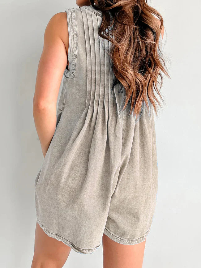 Dixie Denim Romper