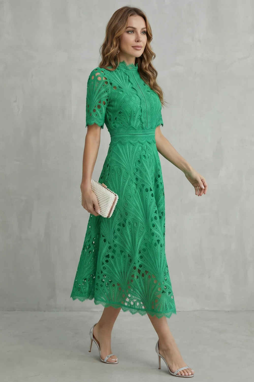 Women's Lace Midi Dress | OhLucy
