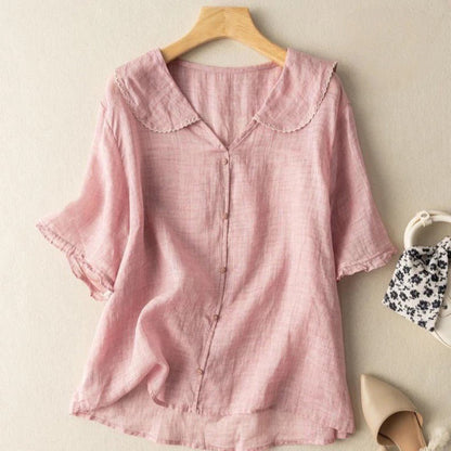 Vintage Blouse with Button Detail | OhLucy