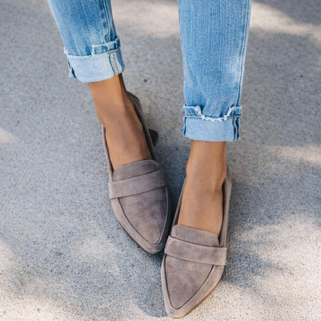 Womens's Orthopedic Suede Loafers | OhLucy