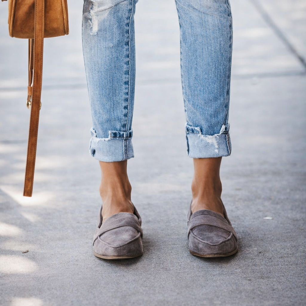 Womens's Orthopedic Suede Loafers | OhLucy