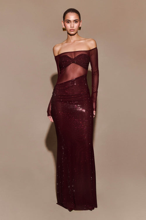 Nash Diamante Maxi Dress