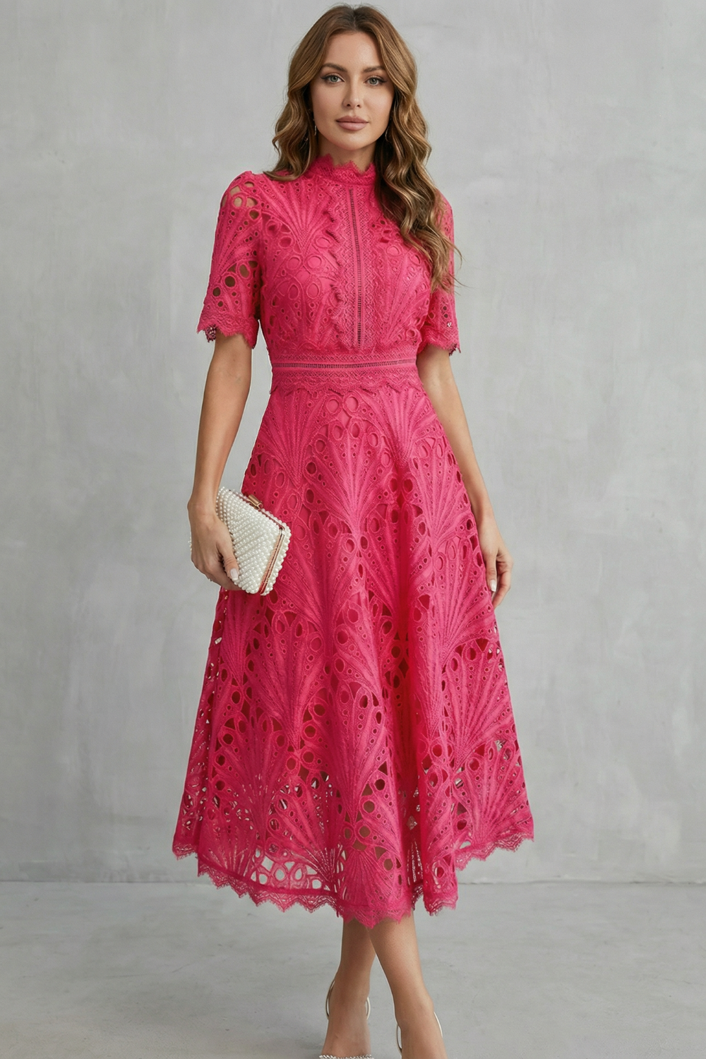 Women's Lace Midi Dress | OhLucy