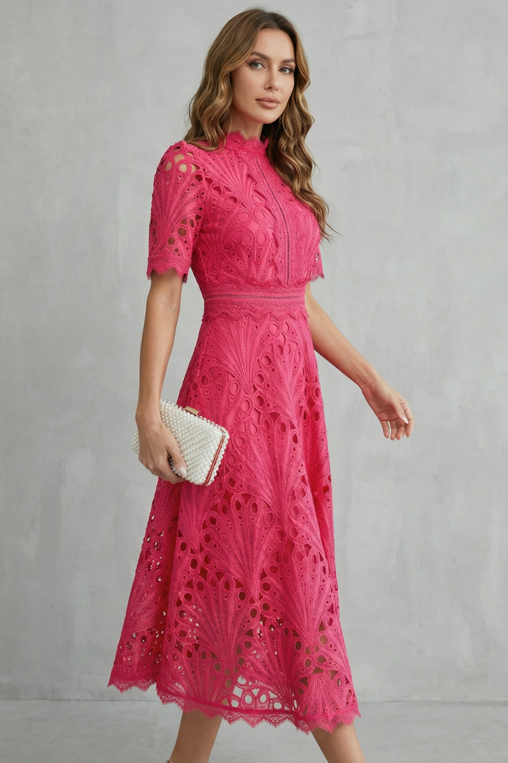 Women's Lace Midi Dress | OhLucy