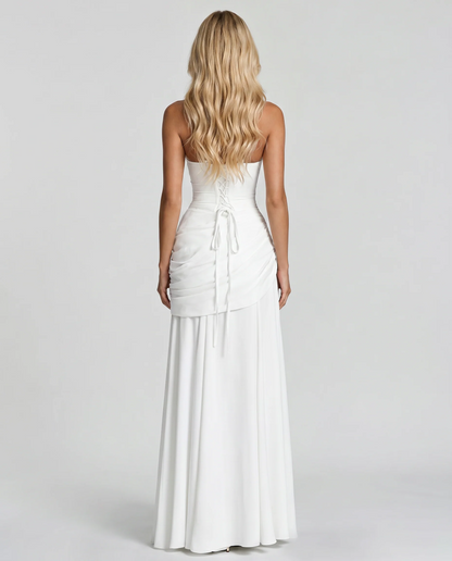 Amelia Ruched Maxi Dress