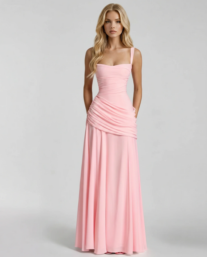 Amelia Ruched Maxi Dress