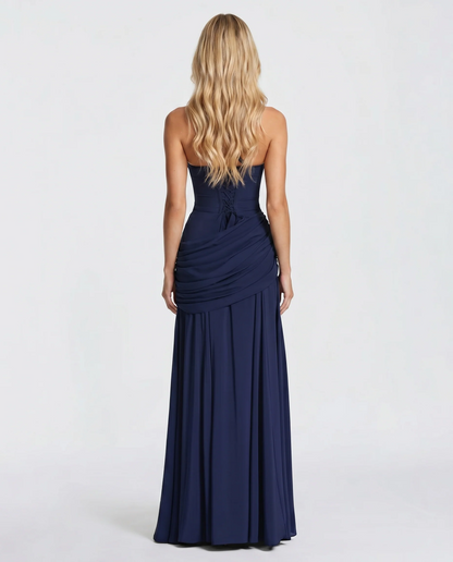 Amelia Ruched Maxi Dress