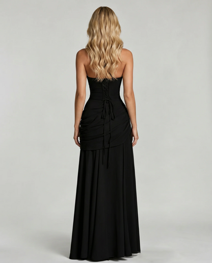 Amelia Ruched Maxi Dress