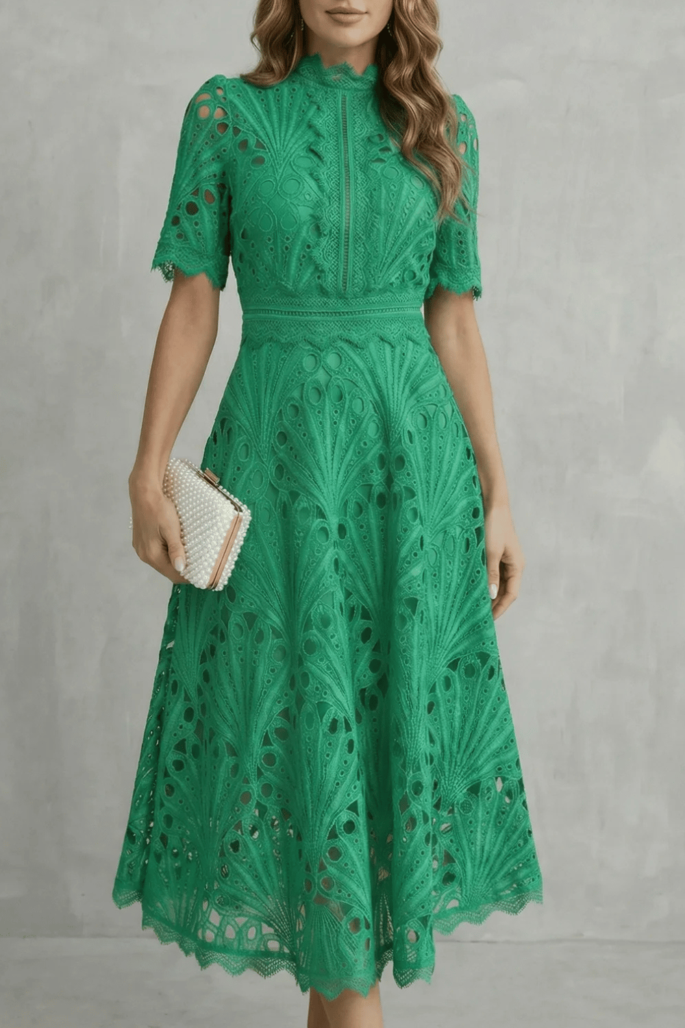 Women's Lace Midi Dress | OhLucy