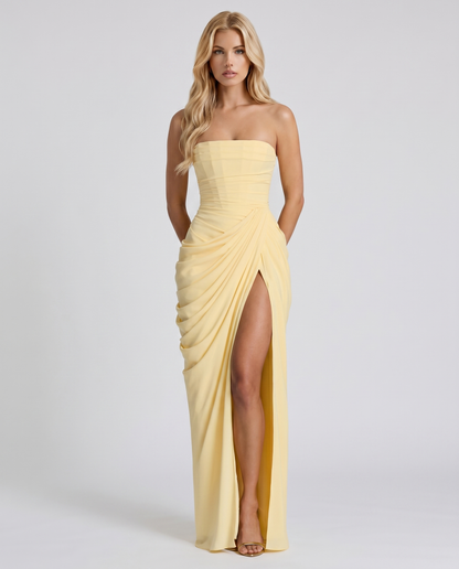 Grace Ruched Maxi Dress