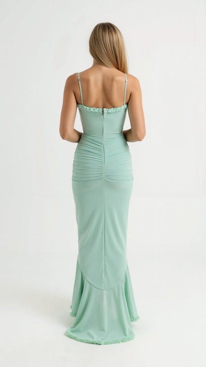 Iris Ruffle Maxi Dress