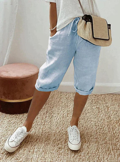 Women's Casual Linen Shorts | OhLucy