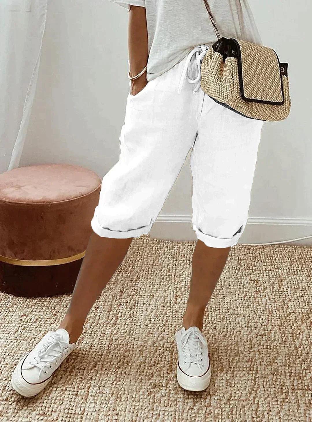 Women's Casual Linen Shorts | OhLucy