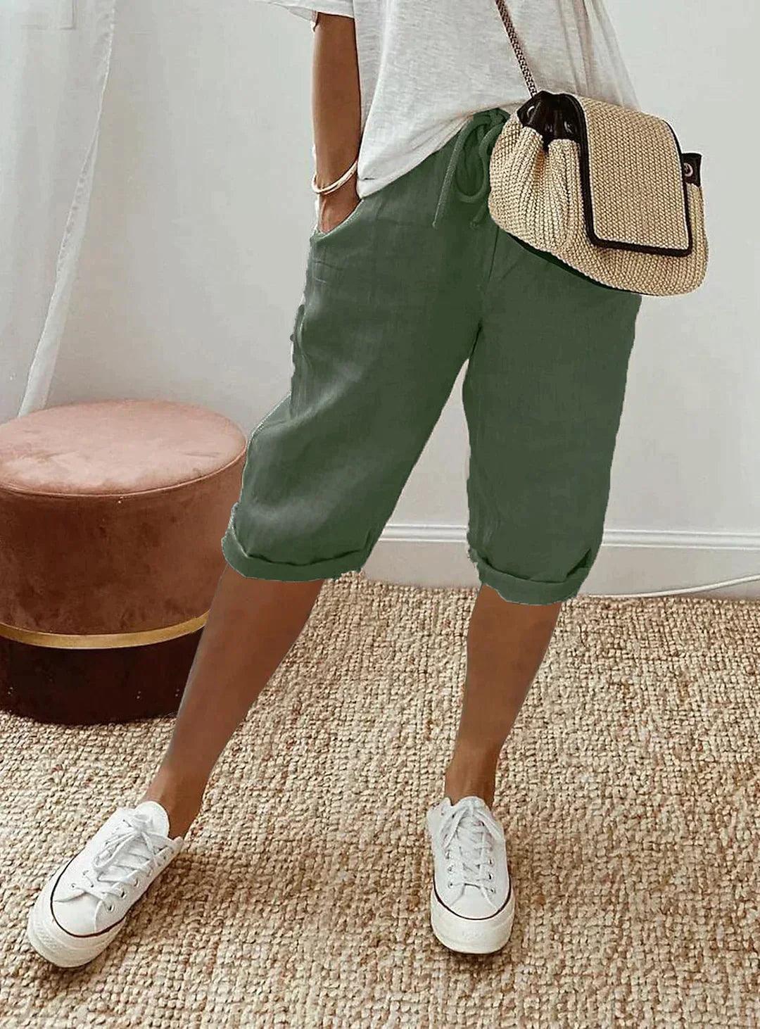 Women's Casual Linen Shorts | OhLucy