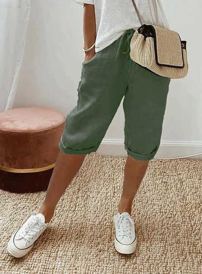 Women's Casual Linen Shorts | OhLucy