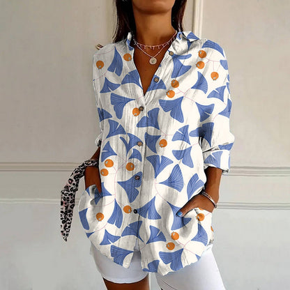 Women's Floral Long Sleeve Blouse | OhLucy