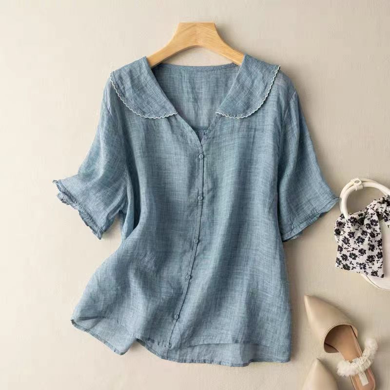 Vintage Blouse with Button Detail | OhLucy