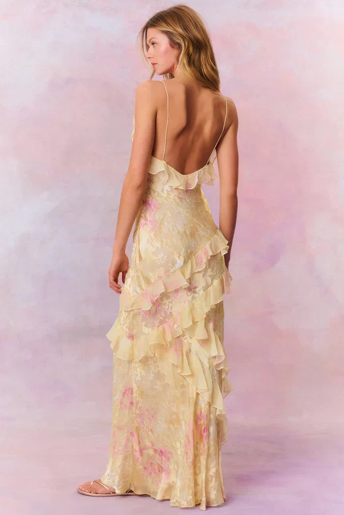 Vienna Floral Maxi Dress