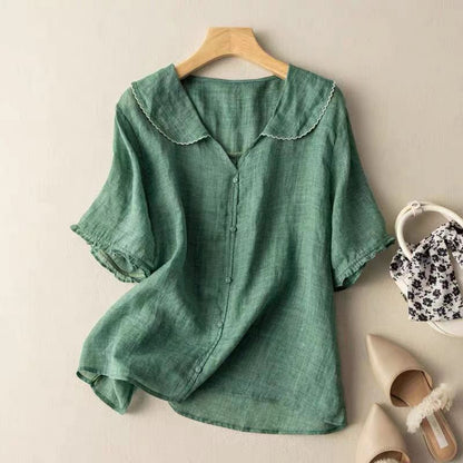 Vintage Blouse with Button Detail | OhLucy