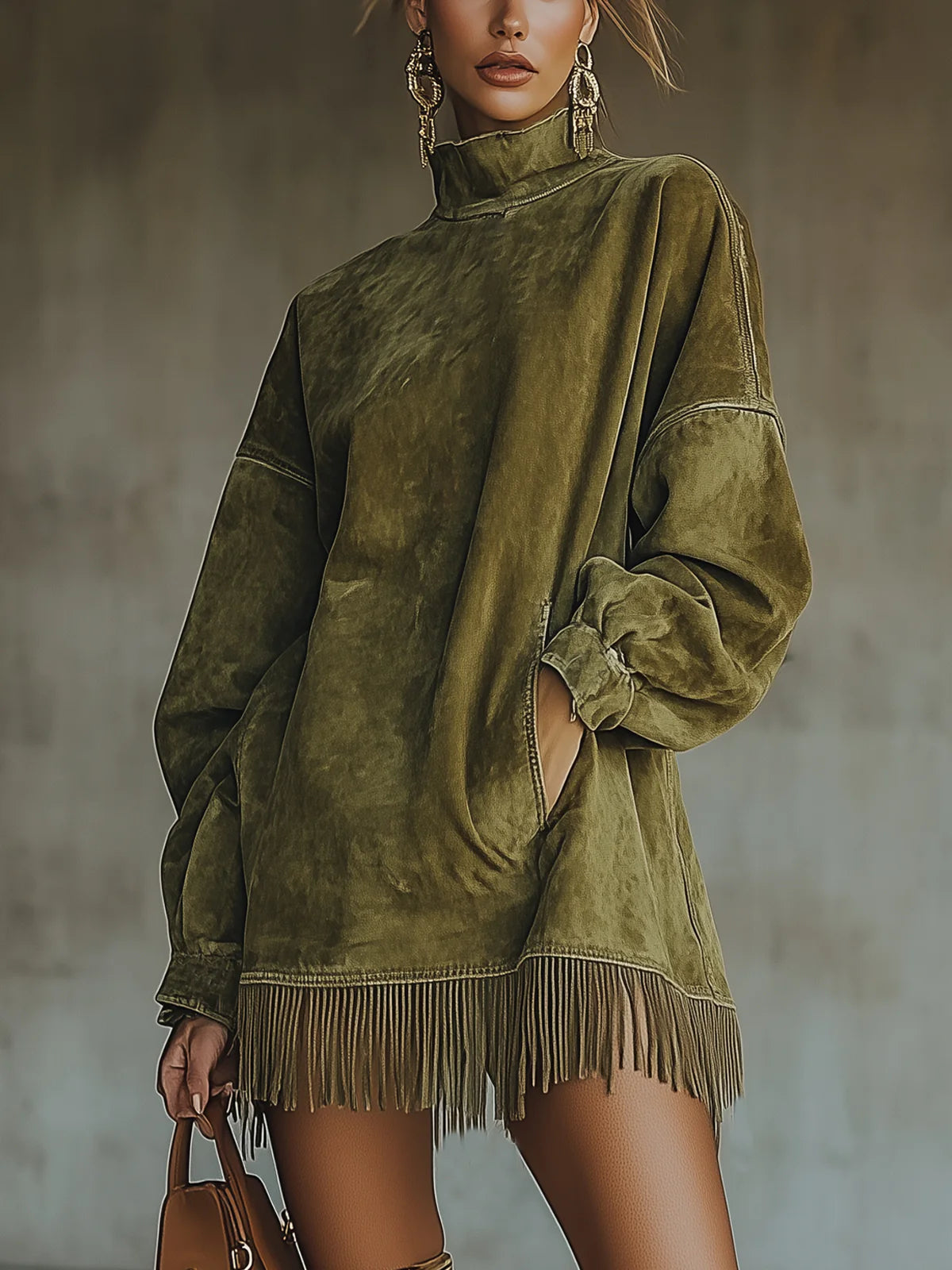 Sara Turtle Mini Dress