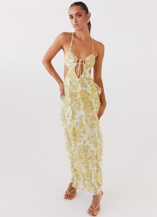 Marly Ruffle Maxi Dress