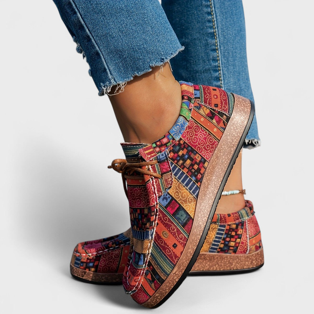 Boho Print Orthopedic Sneakers | OhLucy