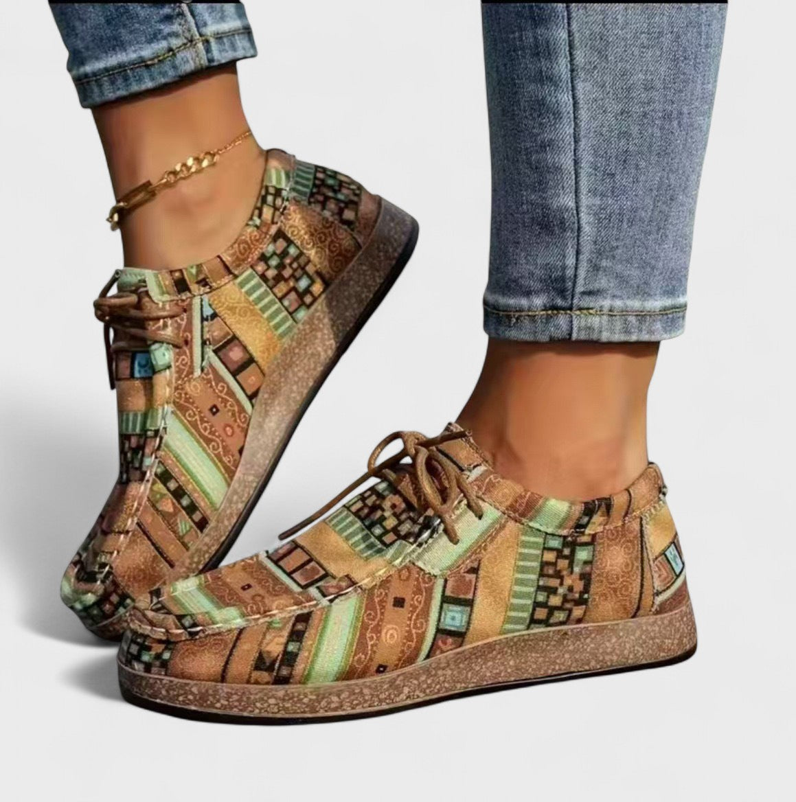 Boho Print Orthopedic Sneakers | OhLucy