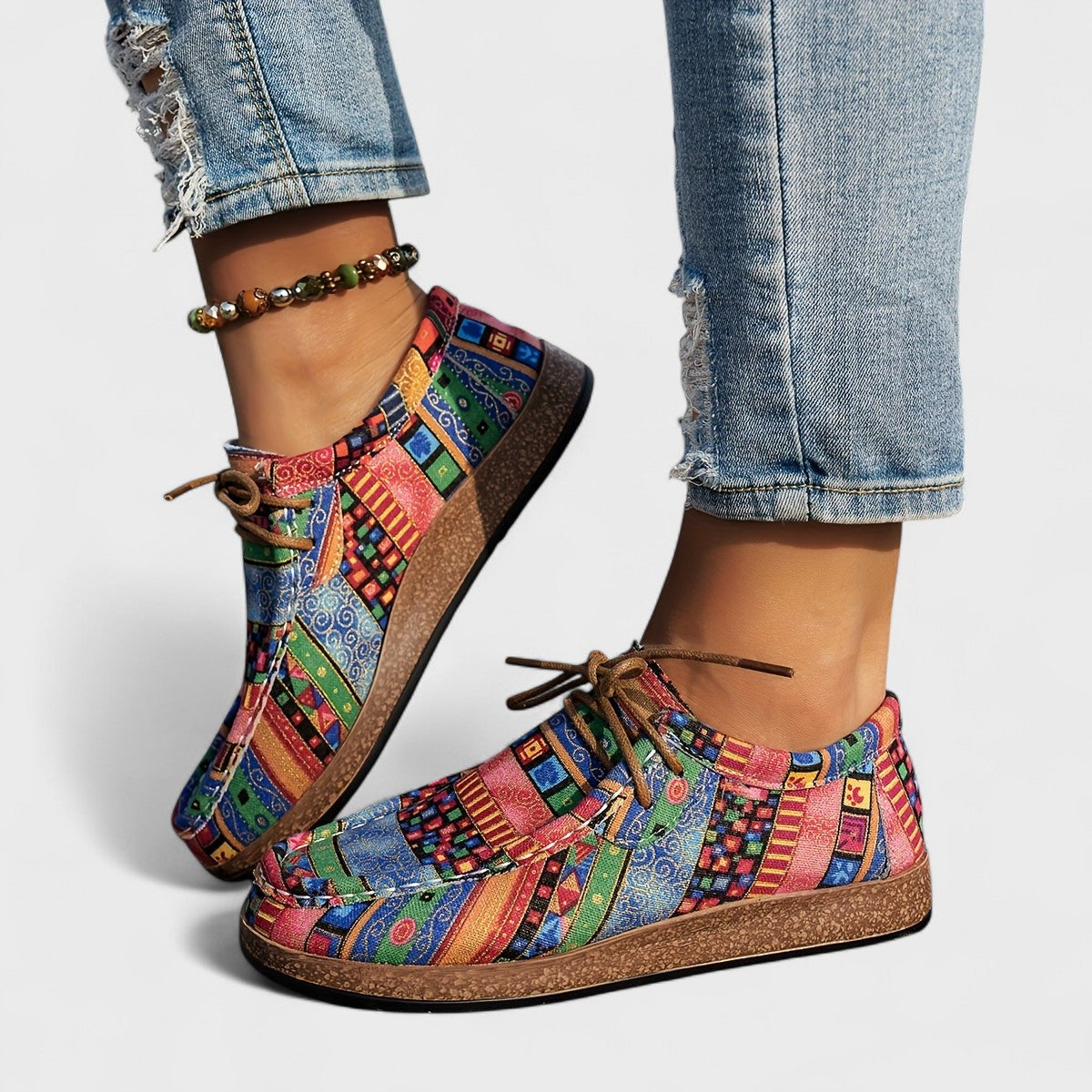 Boho Print Orthopedic Sneakers | OhLucy
