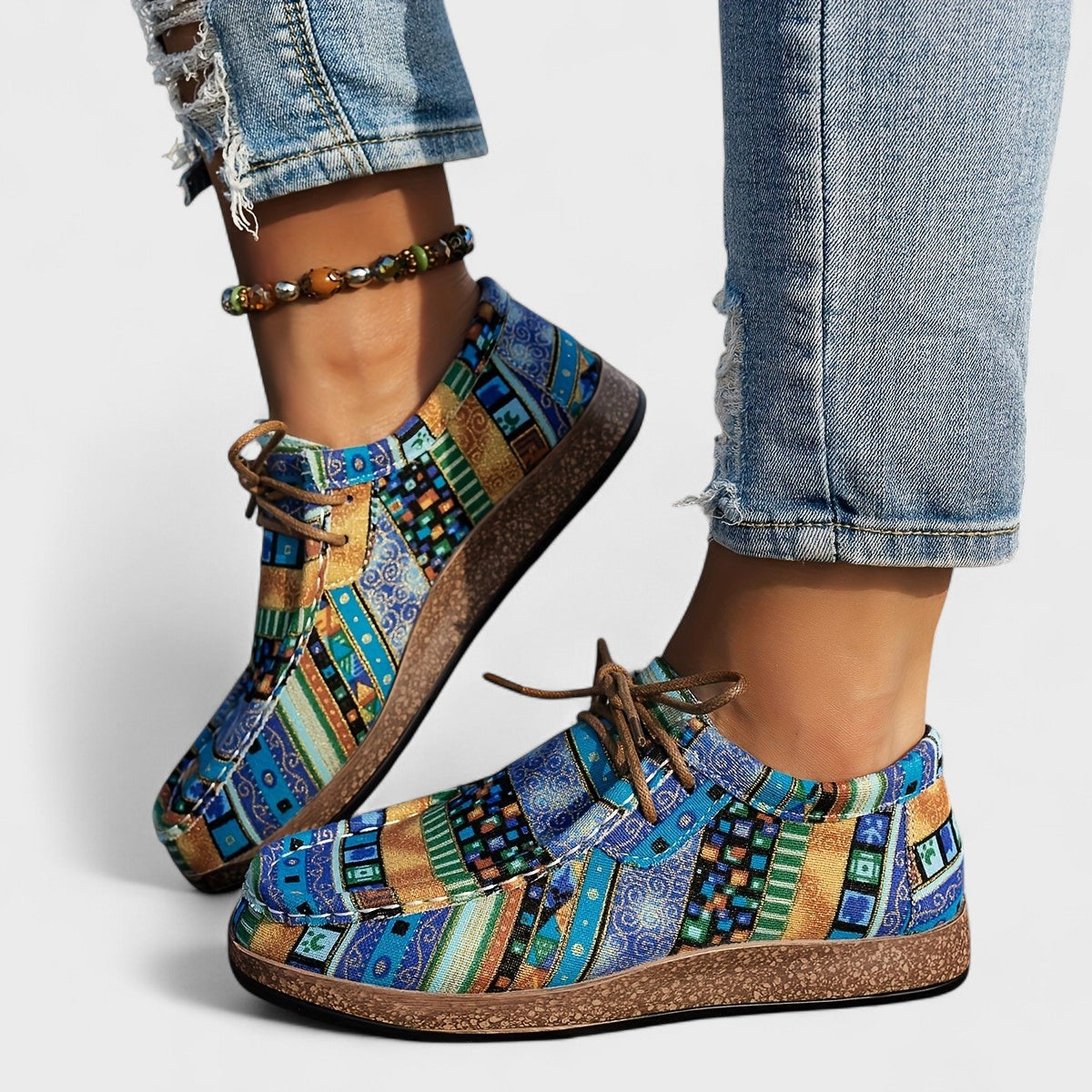 Boho Print Orthopedic Sneakers | OhLucy