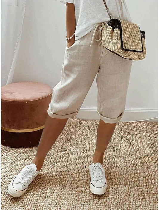 Women's Casual Linen Shorts | OhLucy