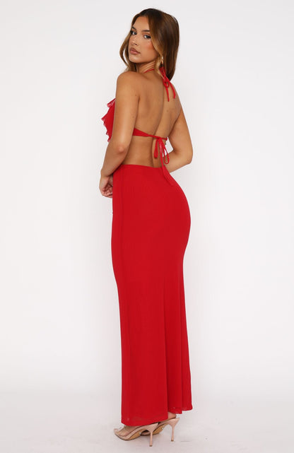 Zerina Ruffle Maxi Dress