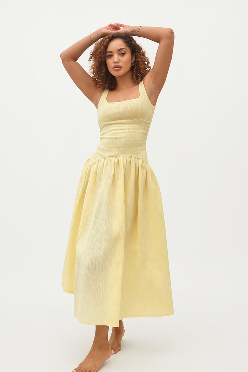 Alina Elegant Midi Dress