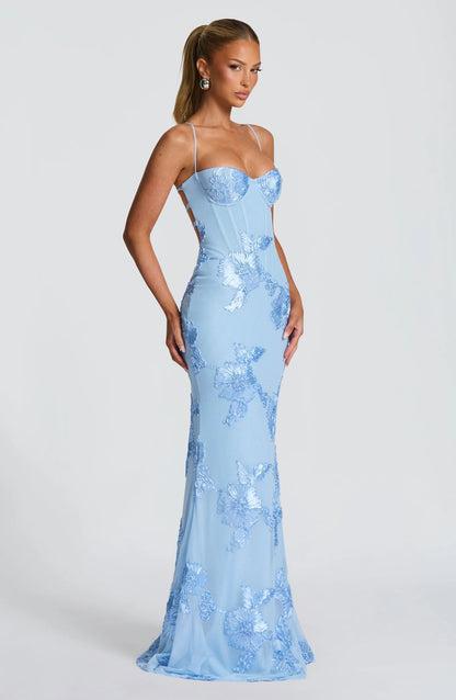 Velour Maxi Dress