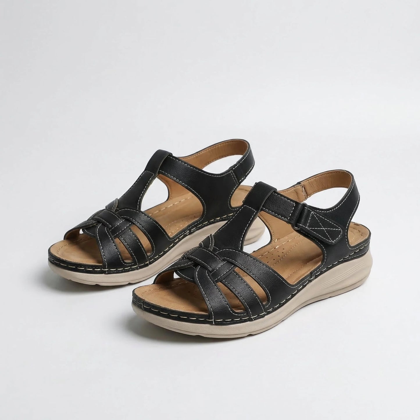 Orthopedic Leather Sandals | OhLucy