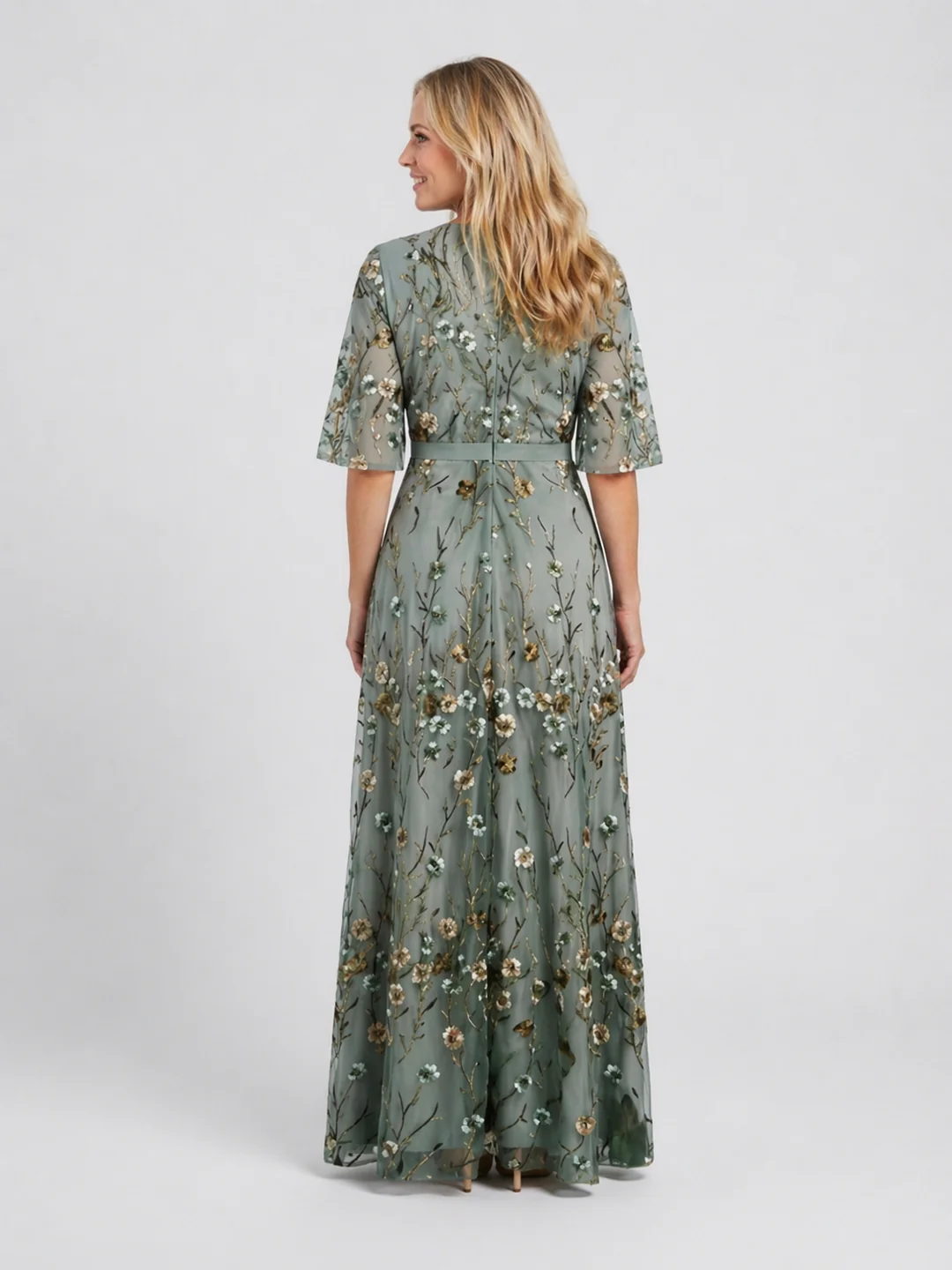 Elegant Floral Maxi Dress | OhLucy