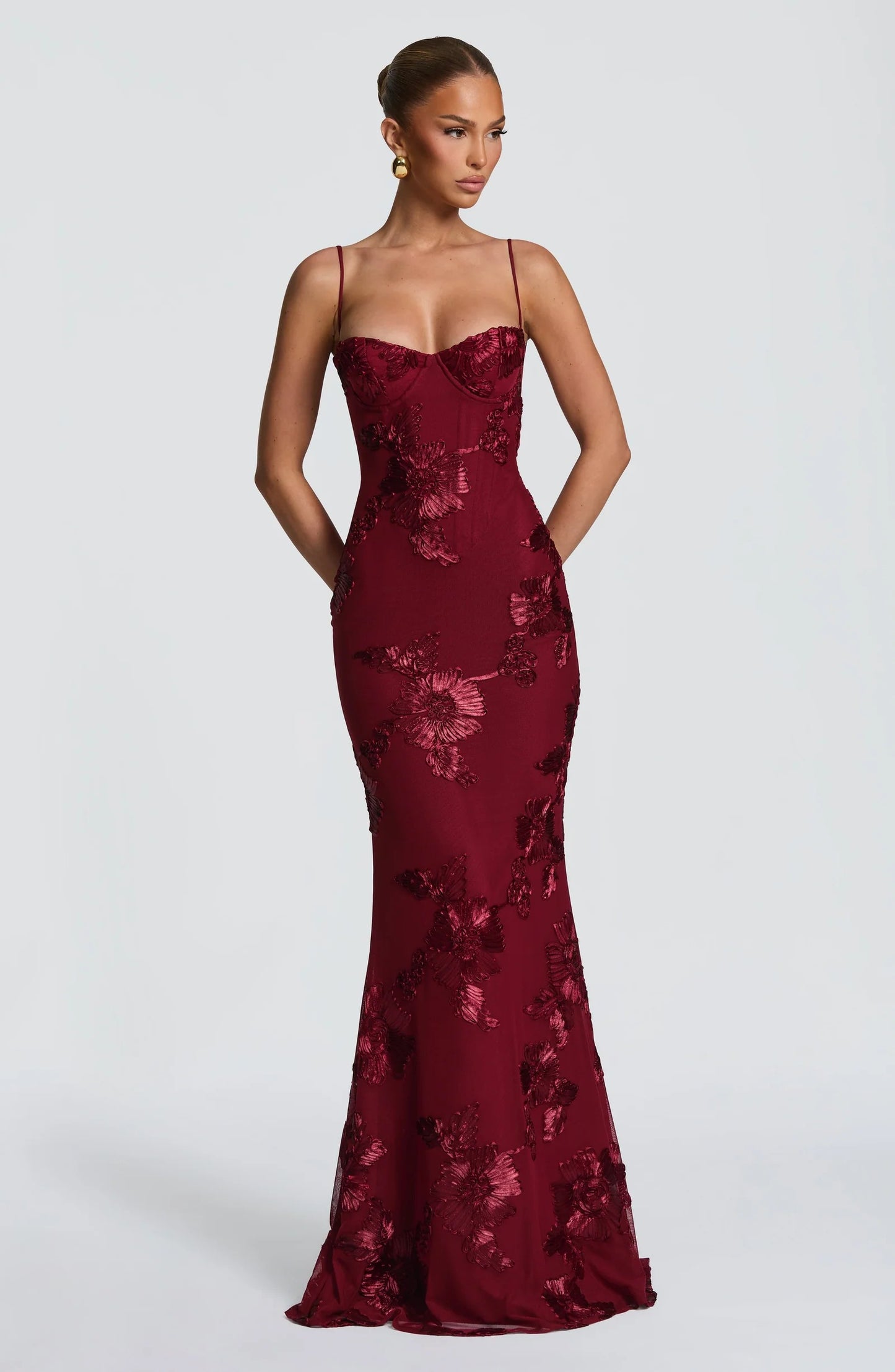 Velour Maxi Dress