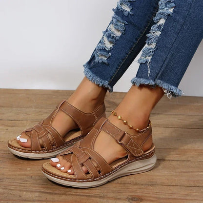 Orthopedic Leather Sandals | OhLucy