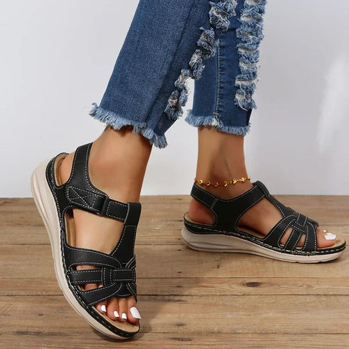 Orthopedic Leather Sandals | OhLucy