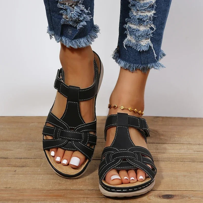 Orthopedic Leather Sandals | OhLucy