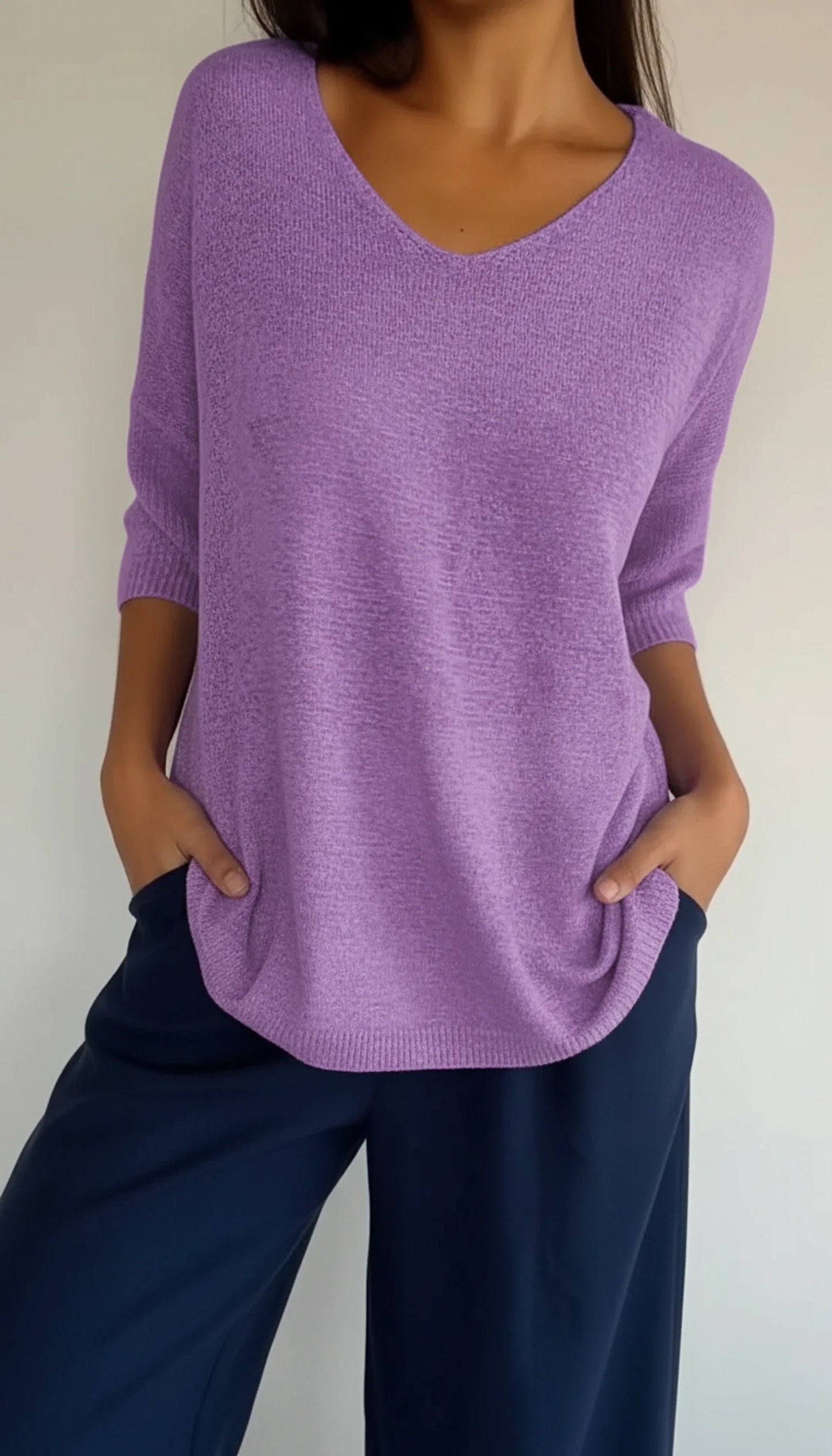 Women's Casual V-Neck Shirt | OhLucy