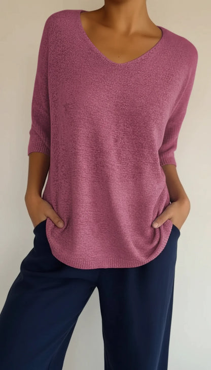 Women's Casual V-Neck Shirt | OhLucy