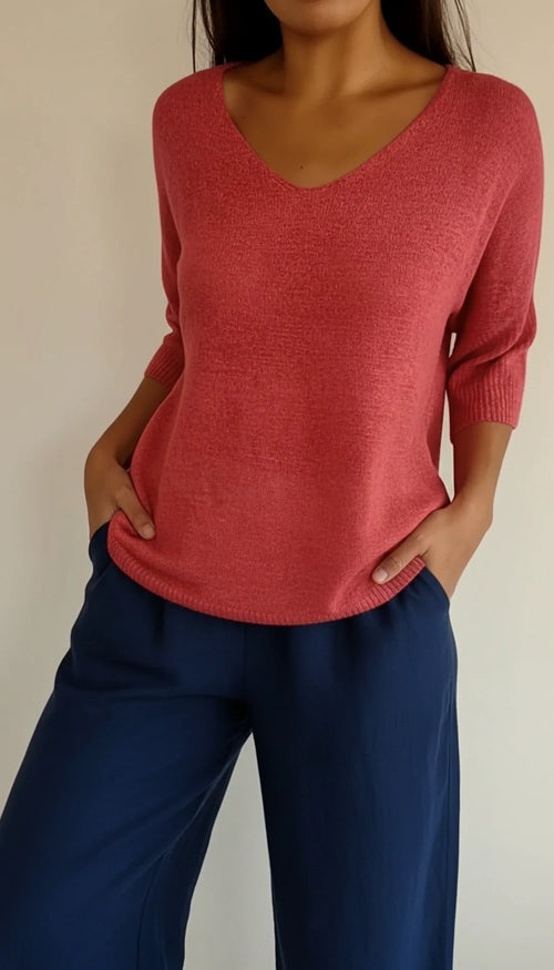 Women's Casual V-Neck Shirt | OhLucy